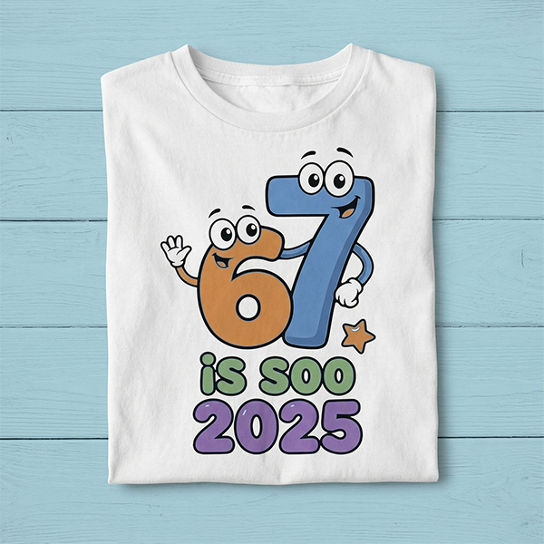 6 7 Is So 2025 67 Six Seven Pun T-Shirt
