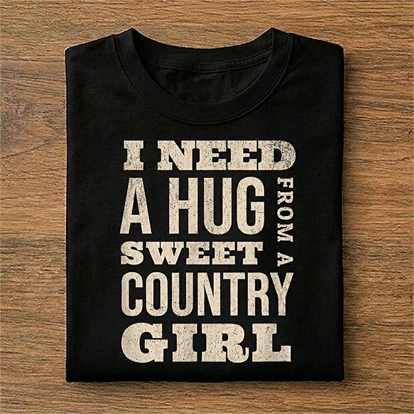 Southern Charm I Need a Hug from a Sweet Country Girl T-Shirt